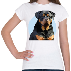 PRINTFASHION Rottweiler - Női póló - Fehér
