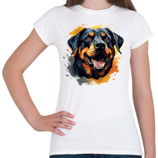 PRINTFASHION rottweiler - Női póló - Fehér női póló