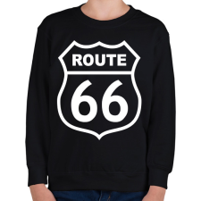 PRINTFASHION route 66 - Gyerek pulóver - Fekete gyerek pulóver, kardigán