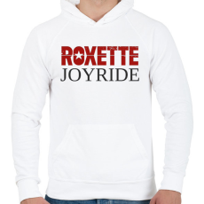 PRINTFASHION ROXETTE - Férfi kapucnis pulóver - Fehér