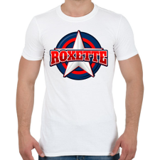 PRINTFASHION ROXETTE - Férfi póló - Fehér férfi póló
