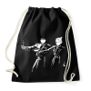 PRINTFASHION Roy and Riza  - Sportzsák, Tornazsák - Fekete