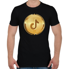 PRINTFASHION Royal TikTok - Férfi póló - Fekete