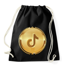 PRINTFASHION Royal TikTok - Sportzsák, Tornazsák - Fekete tornazsák