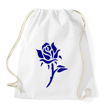 PRINTFASHION Rózsa - kék - Sportzsák, Tornazsák - Fehér tornazsák