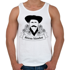 PRINTFASHION Rózsa Sándor - Magyar - Férfi atléta - Fehér