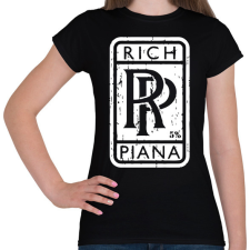 PRINTFASHION RP - Rich Piana - Női póló - Fekete női póló