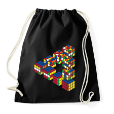 PRINTFASHION Rubik-kocka - Sportzsák, Tornazsák - Fekete tornazsák