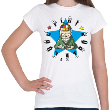 PRINTFASHION Rubik zombi - Play rubik's cube - Női póló - Fehér női póló