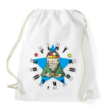 PRINTFASHION Rubik zombi - Play rubik's cube - Sportzsák, Tornazsák - Fehér tornazsák