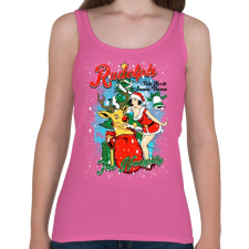 PRINTFASHION Rudolf a rosszcsont - Női atléta - Rózsaszín női trikó