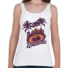 PRINTFASHION Rulett - Női atléta - Fehér