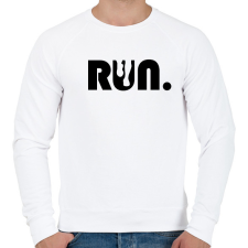 PRINTFASHION Run - Férfi pulóver - Fehér férfi pulóver, kardigán