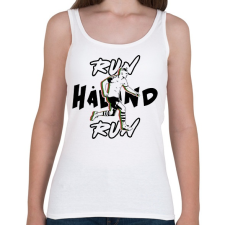 PRINTFASHION RUN Haland RUN! - Női atléta - Fehér női trikó