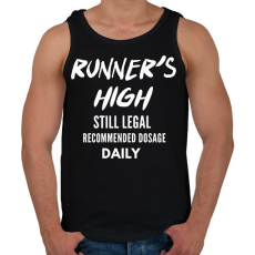 PRINTFASHION RUNNER'S2 - Férfi atléta - Fekete