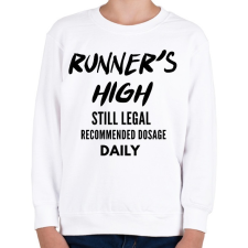 PRINTFASHION RUNNER'S - Gyerek pulóver - Fehér gyerek pulóver, kardigán