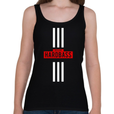 PRINTFASHION Russian Hardbass - Női atléta - Fekete női trikó