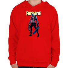 PRINTFASHION Rust Lord Fortnite - Gyerek kapucnis pulóver - Piros gyerek pulóver, kardigán