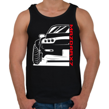 PRINTFASHION RX7 Mazda - Férfi atléta - Fekete atléta, trikó