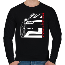 PRINTFASHION RX7 Mazda - Férfi pulóver - Fekete férfi pulóver, kardigán