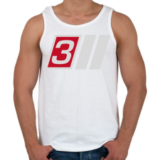 PRINTFASHION S3 - Férfi atléta - Fehér atléta, trikó