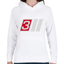 PRINTFASHION S3 - Női kapucnis pulóver - Fehér női pulóver, kardigán