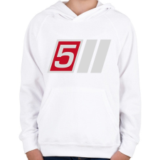 PRINTFASHION s5 - Gyerek kapucnis pulóver - Fehér gyerek pulóver, kardigán