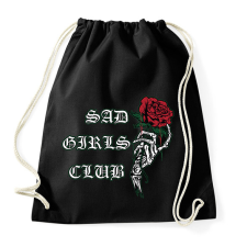 PRINTFASHION Sad Girls Club - Sportzsák, Tornazsák - Fekete tornazsák