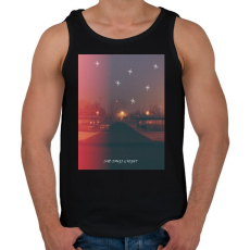 PRINTFASHION Sadsongs - Férfi atléta - Fekete