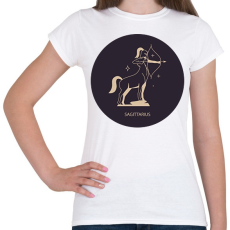 PRINTFASHION Sagittarius - Nyilas - Női póló - Fehér