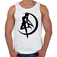 PRINTFASHION Sailor moon - Férfi atléta - Fehér