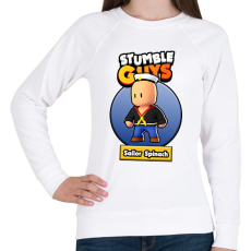 PRINTFASHION Sailor Spinach - Női pulóver - Fehér