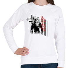 PRINTFASHION Saitama | Revenge GYM  - Női pulóver - Fehér