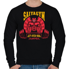 PRINTFASHION Saiyagym - Férfi pulóver - Fekete férfi pulóver, kardigán