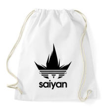 PRINTFASHION Saiyan 2 - Sportzsák, Tornazsák - Fehér tornazsák