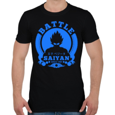 PRINTFASHION Saiyan harcos - Férfi póló - Fekete férfi póló