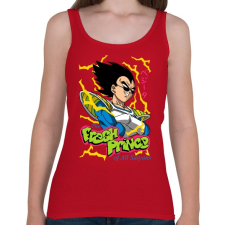 PRINTFASHION Saiyans - Női atléta - Cseresznyepiros női trikó