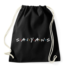 PRINTFASHION SAIYANS - Sportzsák, Tornazsák - Fekete tornazsák