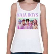 PRINTFASHION Saja Boys - Női atléta - Fehér női trikó