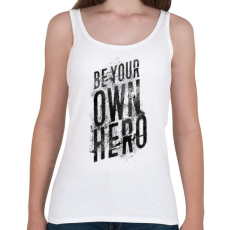 PRINTFASHION Saját hősöd - Női atléta - Fehér