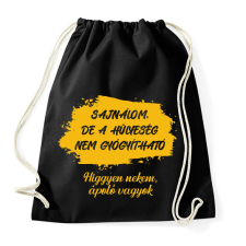 PRINTFASHION Sajnálom - Ápoló - Sportzsák, Tornazsák - Fekete tornazsák