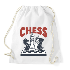 PRINTFASHION Sakk - Chess - Sportzsák, Tornazsák - Fehér tornazsák