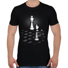 PRINTFASHION Sakk - Férfi póló - Fekete