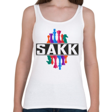 PRINTFASHION SAKK - Női atléta - Fehér
