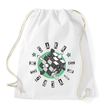 PRINTFASHION Sakk univerzum - Sportzsák, Tornazsák - Fehér tornazsák