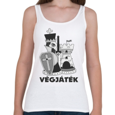 PRINTFASHION Sakk végjáték 2  - Női atléta - Fehér női trikó