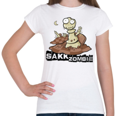 PRINTFASHION Sakk Zombie - Női póló - Fehér