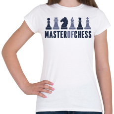 PRINTFASHION Sakkmester - Női póló - Fehér
