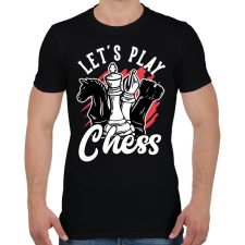 PRINTFASHION Sakkozzunk - Férfi póló - Fekete férfi póló