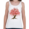 PRINTFASHION Sakura fa - Női atléta - Fehér
